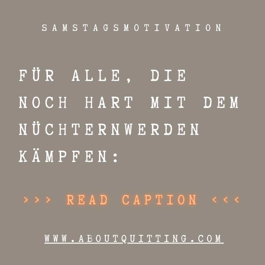 Samstagsmotivation – die Tage sind gezählt!